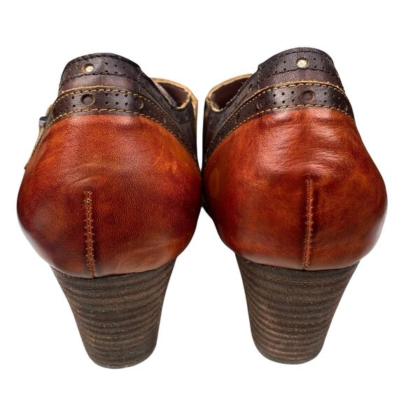 L’artiste X Spring Step Women’s Renaissance Brown Buckle Clog Size 39 US 8.5 - Picture 8 of 12